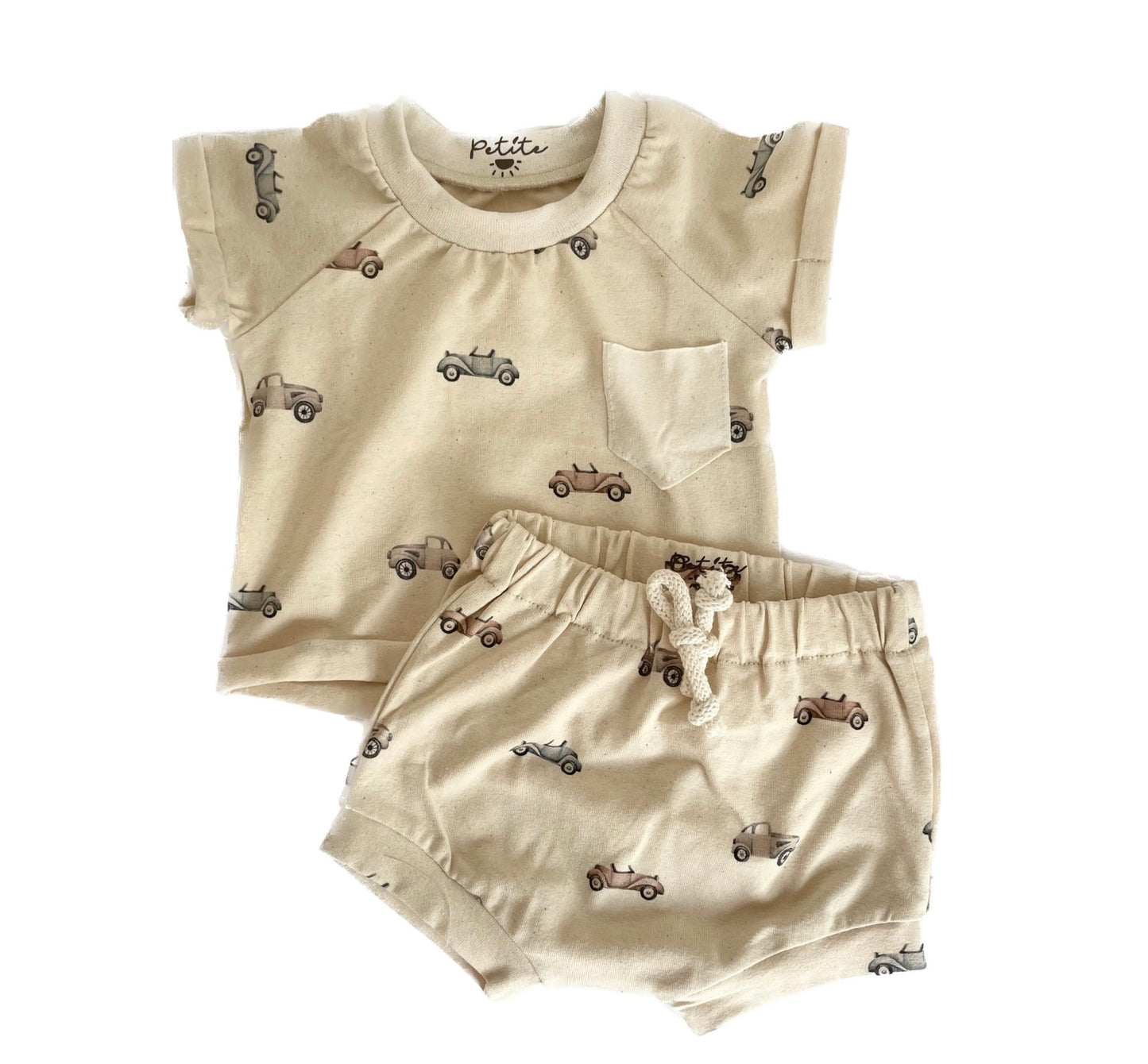 Shorts og t-shirt sæt - Cars