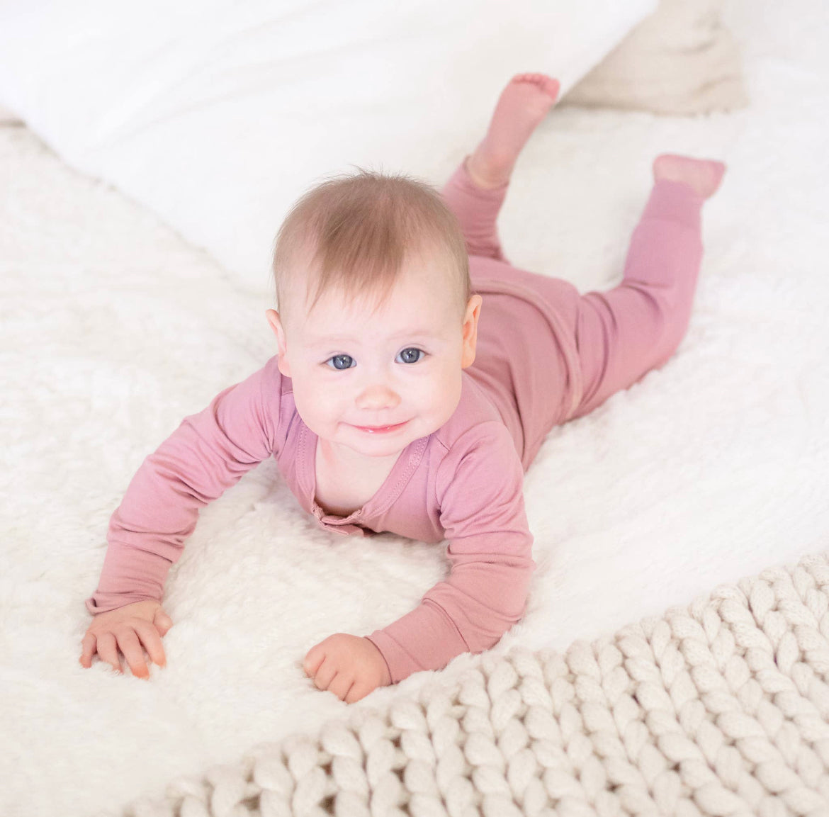 Todelt sæt - Dusty rose