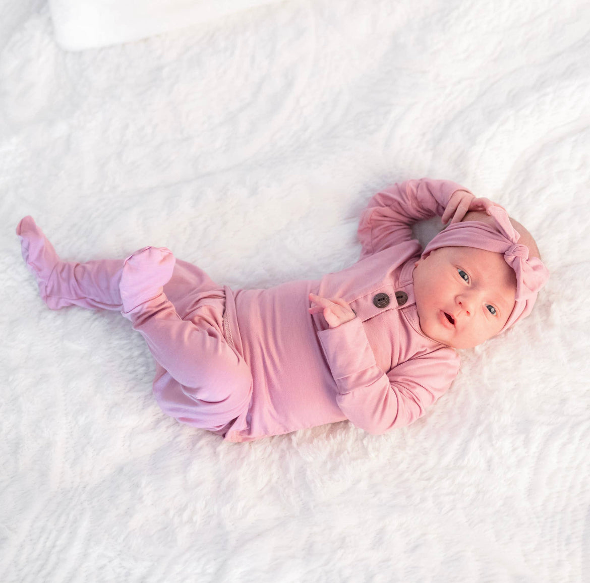 Todelt sæt - Dusty rose