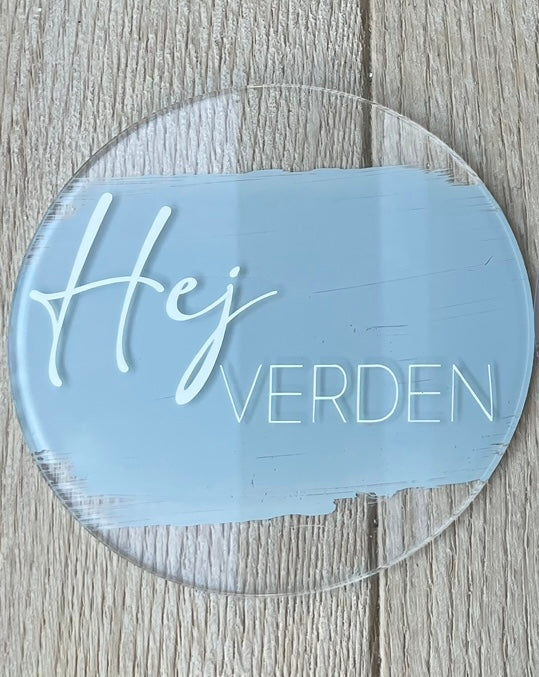 Milepælsskiver - lyseblå